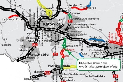 GDDKIA wybrała wykonawcę południowej obwodnicy Oświęcimia