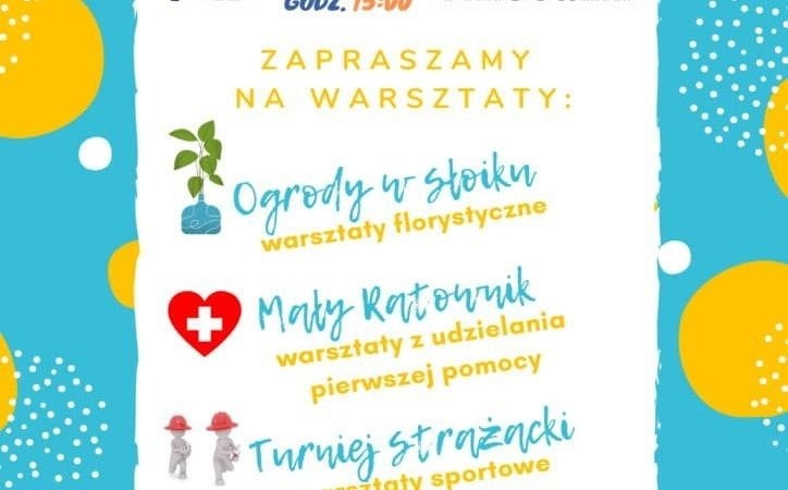 Startuje Edu – Akcja. Mnóstwo atrakcji dla dzieci na pikniku rodzinnym w Skidziniu