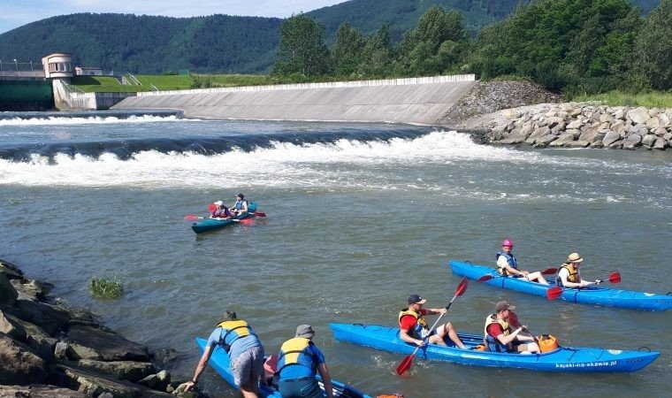 Trzy Zapory. Kajakami z Żywca do Oświęcimia