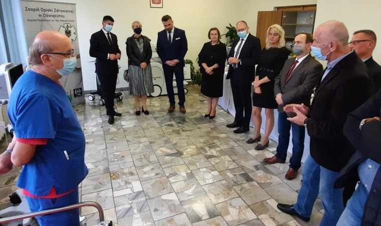 Zmodernizowane lądowisko i nowoczesny sprzęt medyczny dla Szpitala Powiatowego w Oświęcimiu