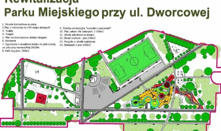 Park miejski w Brzeszczach czeka metamorfoza