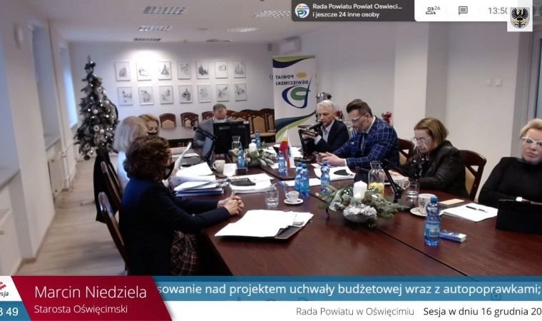 Powiat Oświęcimski z budżetem na 2021 rok. Nie zabraknie środków na kluczowe inwestycje