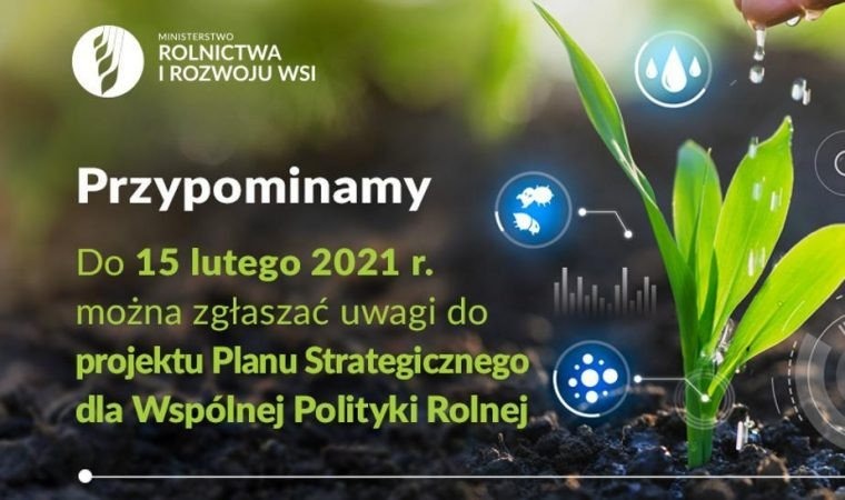 Zgłoś uwagi do Planu Strategicznego dla Wspólnej Polityki Rolnej