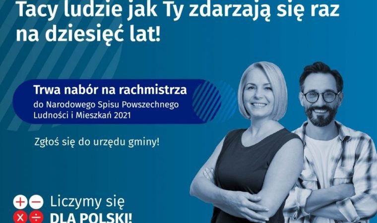 Do 9 lutego urzędy gmin prowadzą nabór na rachmistrzów spisowych