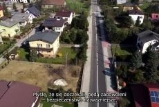 Wyremontowana ulica Oświęcimska z ziemi i powietrza