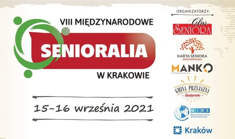 Zaproszenie na VIII Międzynarodowe Senioralia w Krakowie