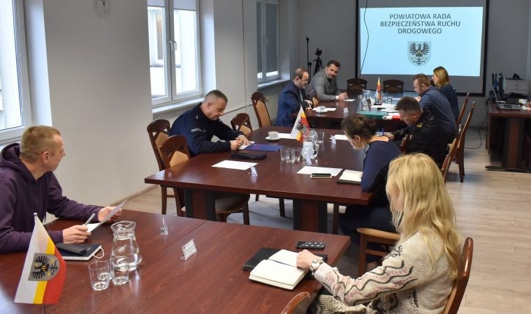 Posiedzenie Powiatowej Rady Bezpieczeństwa Ruchu