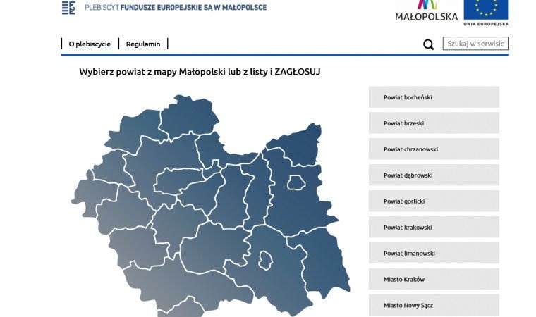 Zagłosuj na najlepszy projekt zrealizowany z funduszy europejskich
