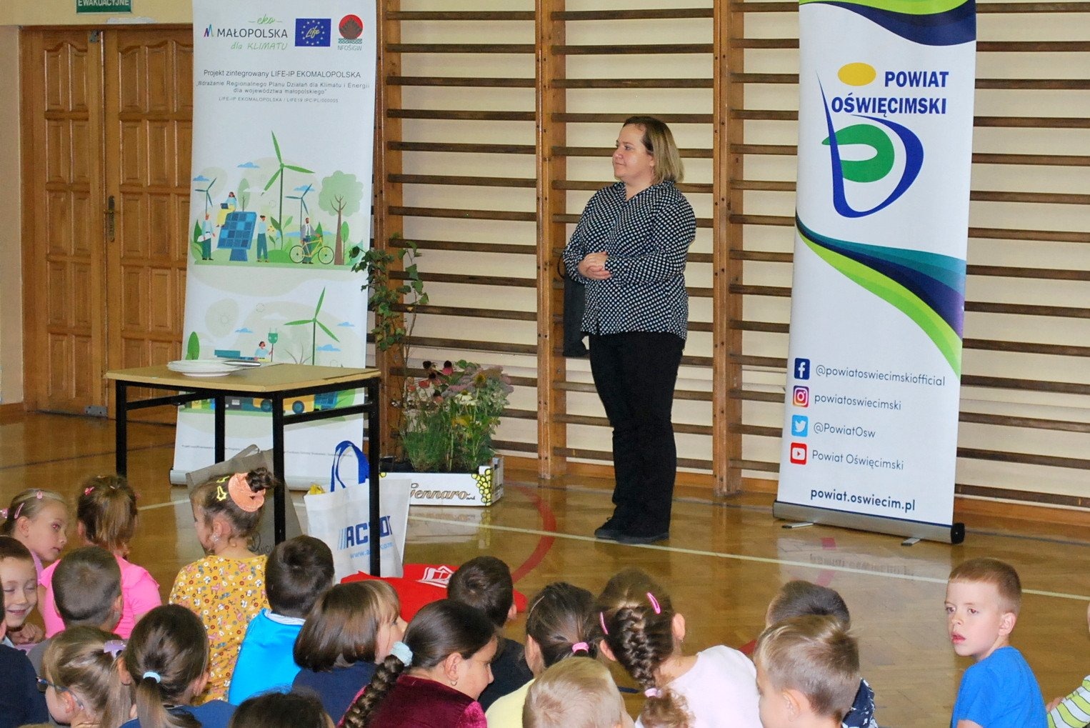 Prelekcja na zakończenie kampanii edukacyjno-informacyjnej "Przyjaciele Klimatu"