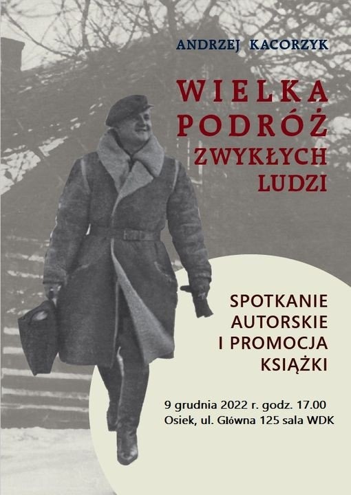 Rodzinna podróż w czasie. Promocja książki autorstwa Andrzeja Kacorzyka