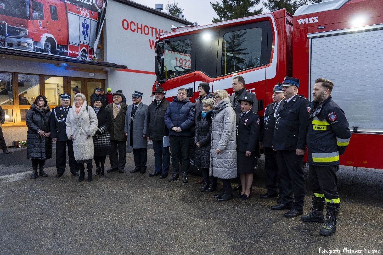 zakup nowego wozu dla Ochotniczej Straży Pożarnej w Jawiszowicach