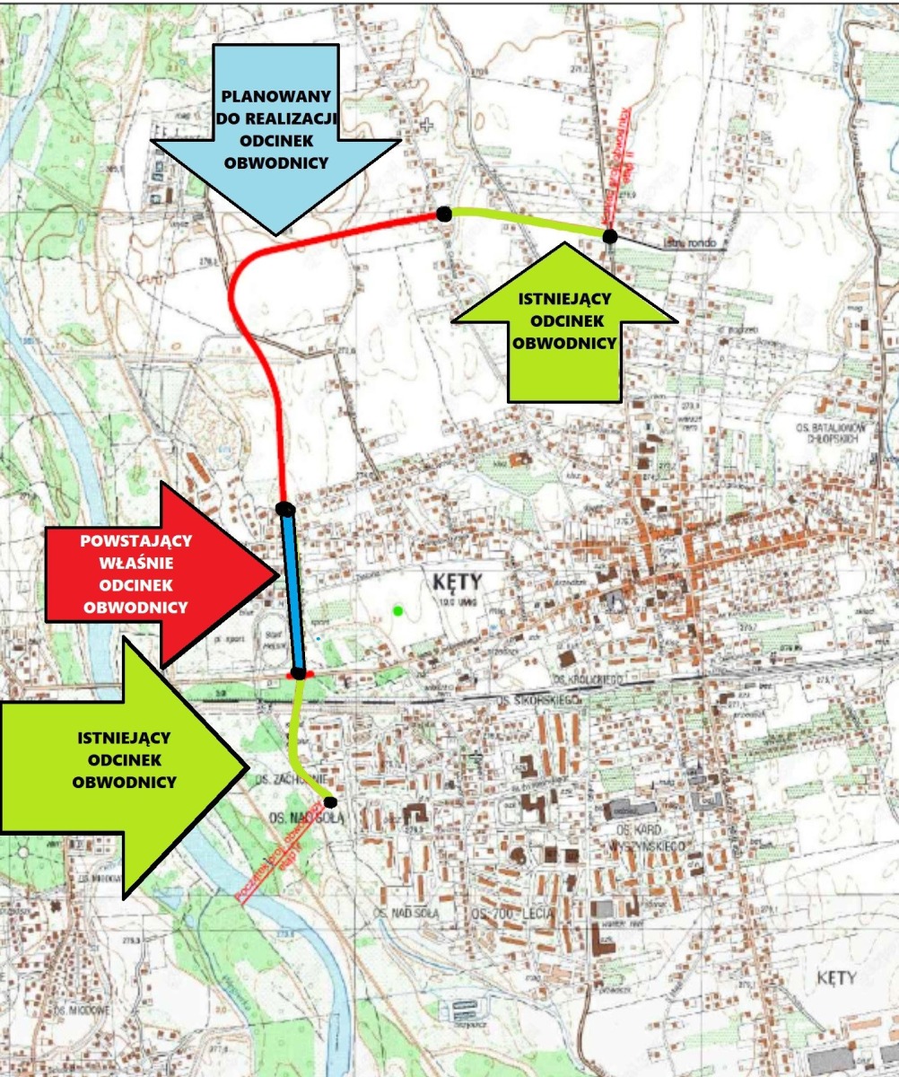 Rusza budowa kolejnego odcinka obwodnicy Kęt