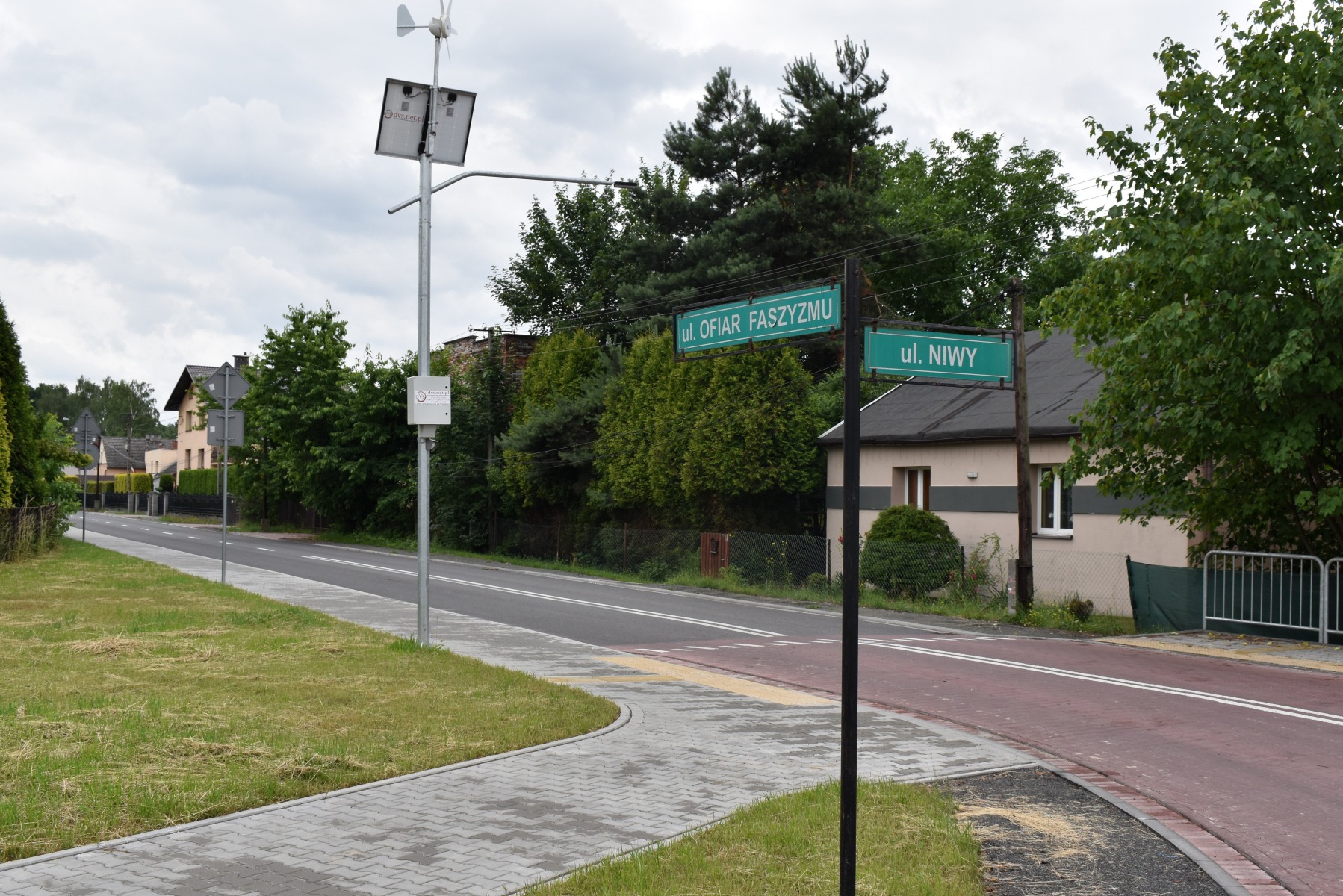 Wygodnie i bezpiecznie po powiatowym trakcie w Brzezince (film)