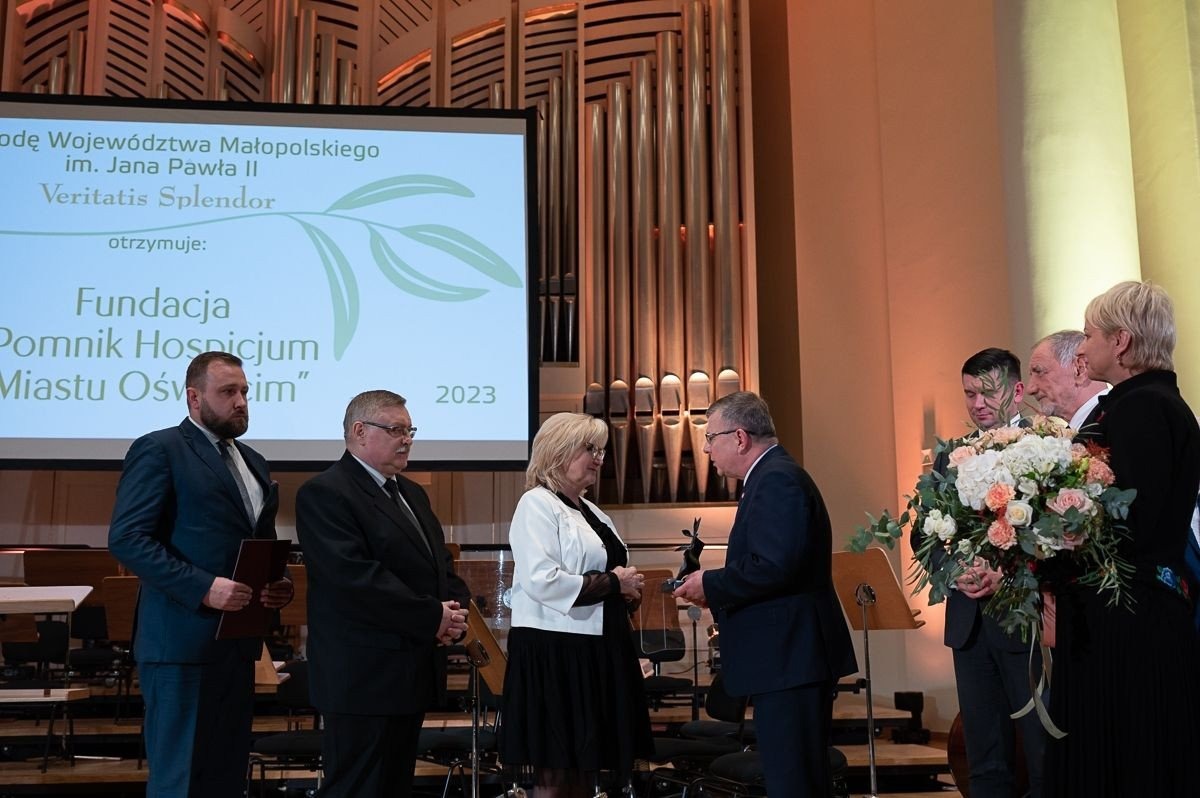 Veritatis Splendor dla Fundacji „Pomnik - Hospicjum Miastu Oświęcim”