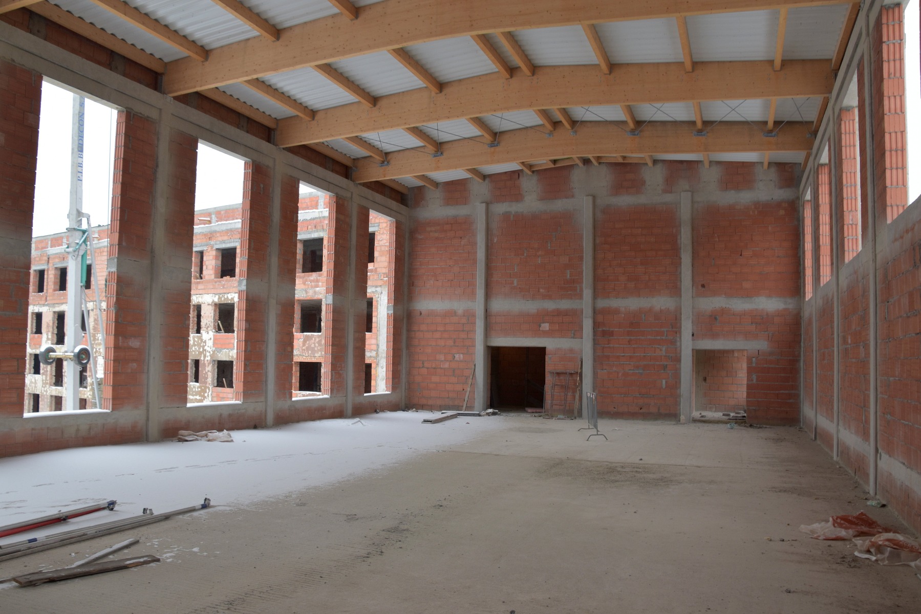 Sala gimnastyczna SOSW rośnie w oczach