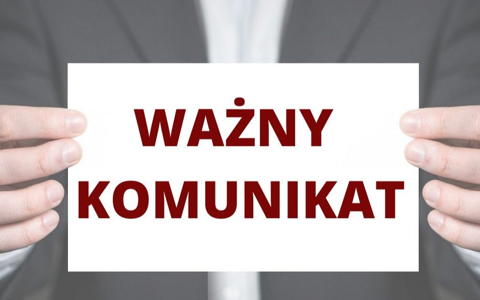 Ważne informacje dla organizacji pozarządowych