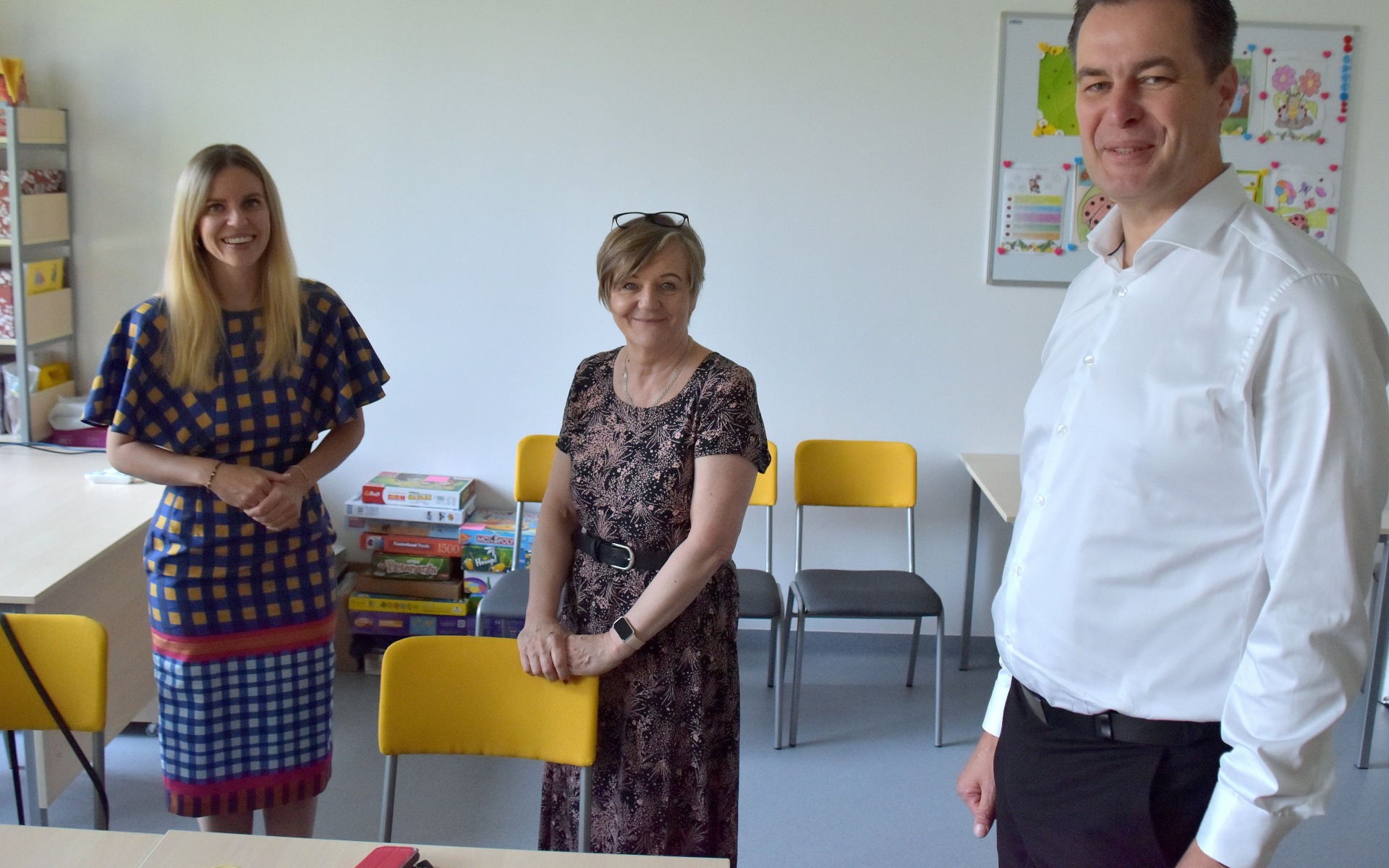 Wizyta ministry rodziny w Specjalnym Ośrodku Szkolno-Wychowawczym