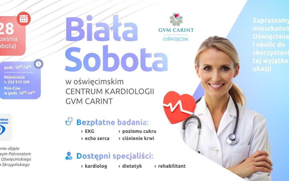 Biała Sobota w GVM Carint. Bezpłatne badania i porady specjalistów