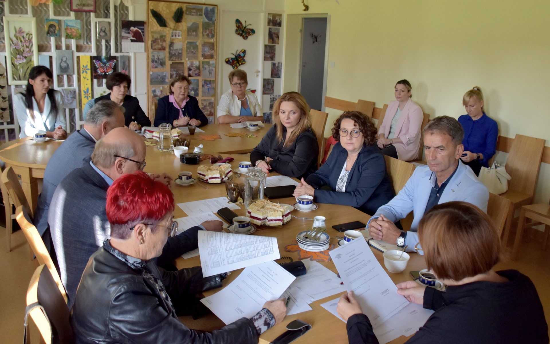 Pożegnanie dyrektorki PZOL w Grojcu