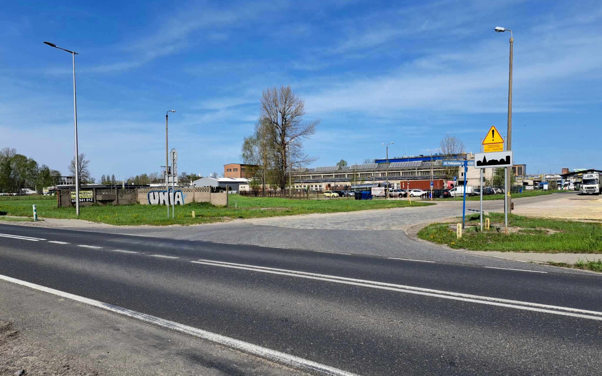 Utrudnienia w rejonie DK 44 ul. Fabryczna i ul. Unii Europejskiej w Oświęcimiu