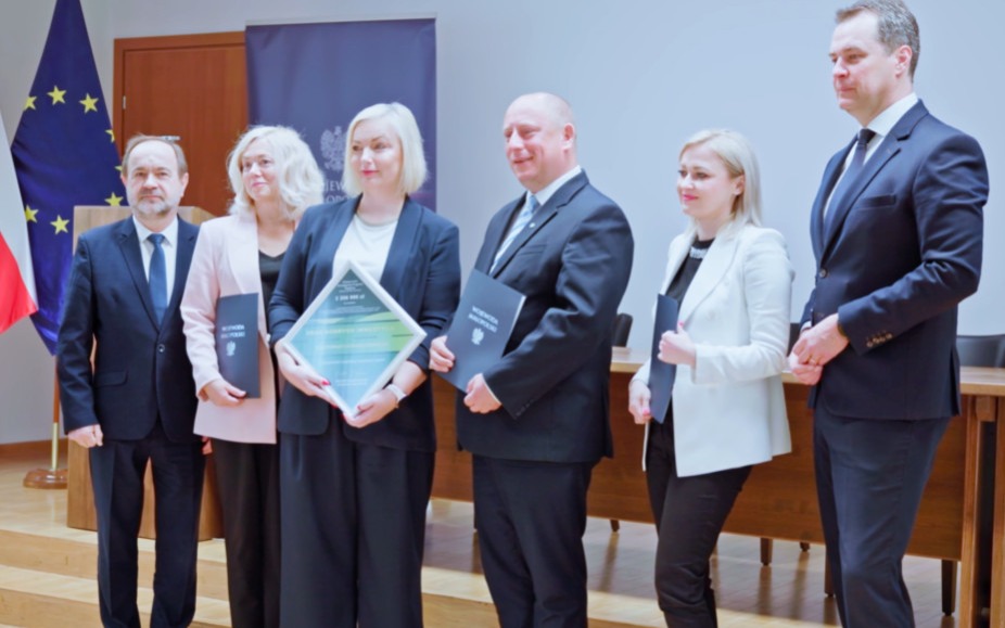 Podpisanie umów w ramach OSPR - materiał wideo