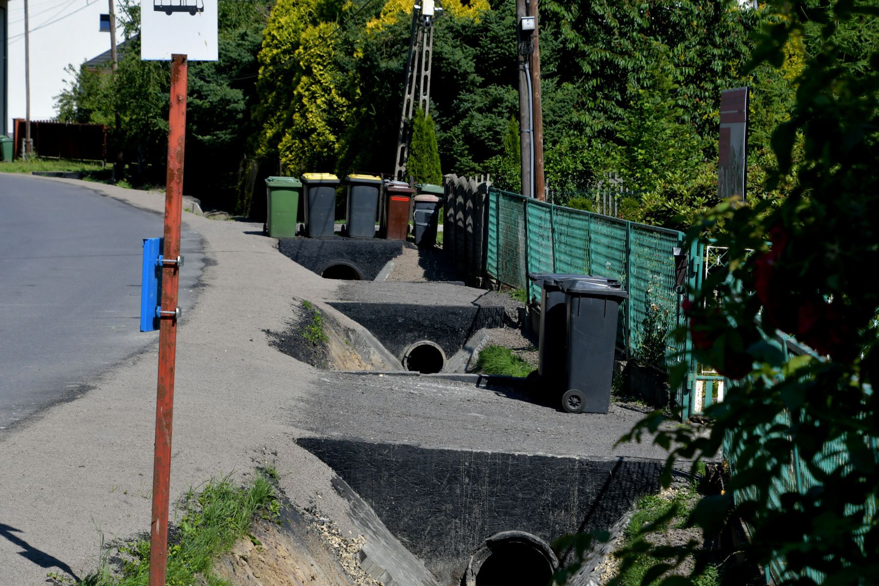 Wyremontowano przepust przy drodze powiatowej w Osieku