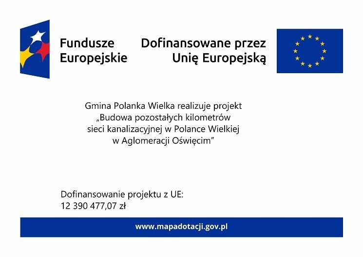 Gmina Polanka Wielka z dofinansowaniem na rozbudowę sieci kanalizacyjnej