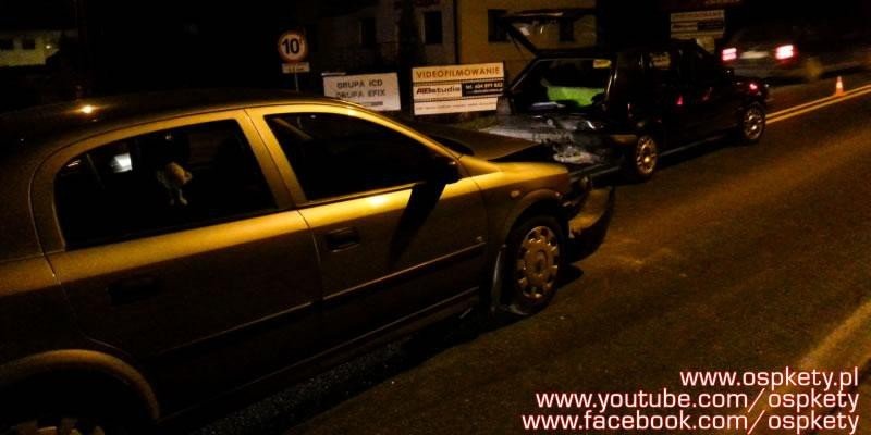 Kęty - Oplem najechał na tył VW. Do szpitala trafiły dzieci. Aktualizacja