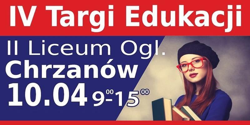 Chrzanów -przyjdź na Targi Edukacji i zrób sobie darmowe zdjęcie