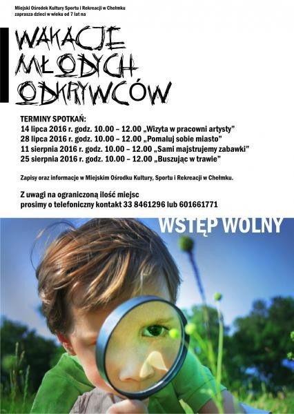 Wakacje Młodych Odkrywców