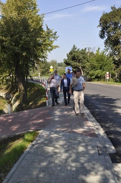Harmęże - chodnik wzdłuż Franciszkańskiej gotowy