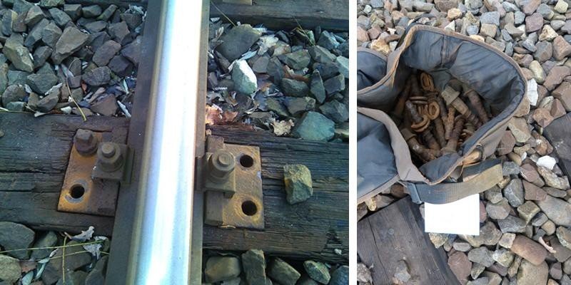 Jawiszowice - kradli śruby z torów. Wpadli na gorącym uczynku