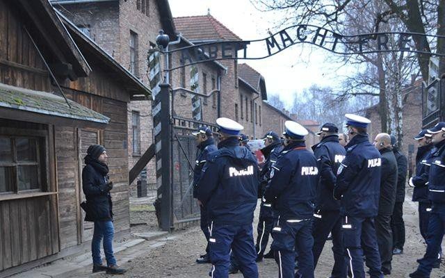 Oświęcim - seminarium dla policjantów w Auschwitz-Birkenau