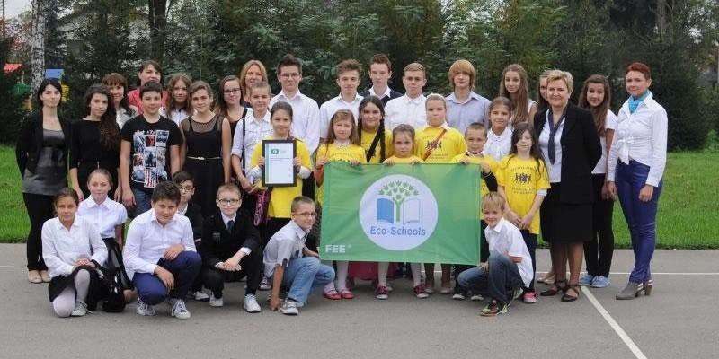 Przeciszów - Międzynarodowa Zielona Flaga dla dzieciaków z ZSPG