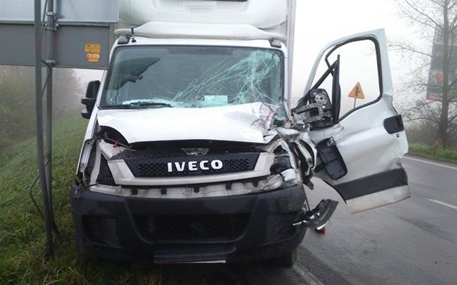 Zaborze - nie wyhamował i najechał na Scanię. Aktualizacja