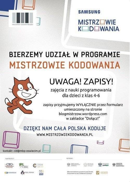 OŚWIĘCIM. Dzieci nauczą się podstaw programowania