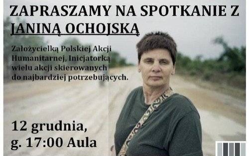 OŚWIĘCIM. Spotkanie z Janiną Ochojską