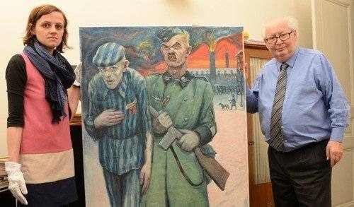 OŚWIĘCIM. Obraz Davida Olère już w Muzeum Auschwitz