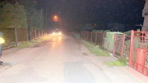 BRZEZINKA. Na rowerze wjechał w pieszą. Był pijany