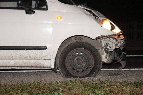 ŁĘKI. Motocyklista wymusił pierwszeństwo