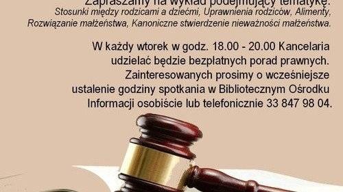 OŚWIĘCIM. Porady prawne dla mieszkańców