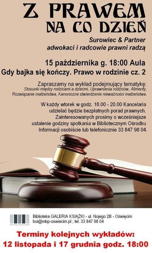 OŚWIĘCIM. Porady prawne dla mieszkańców
