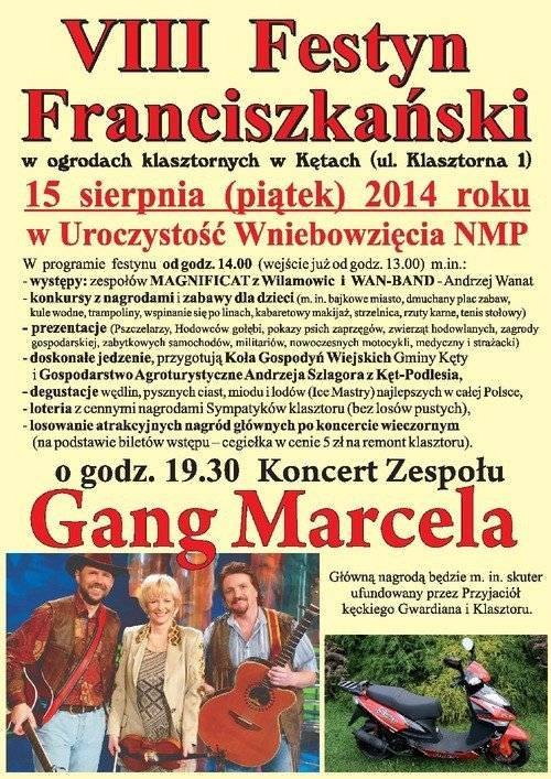 KĘTY. Gang Marcela na Festynie Franciszkańskim