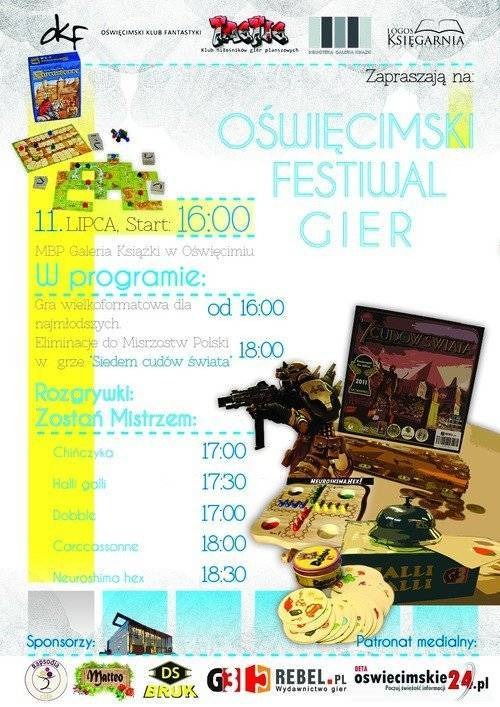 ROZRYWKA. Oświęcimski Festiwal Gier przy Galerii Książki