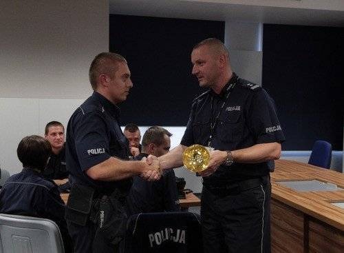 OSIEK. Mł. asp. Dariusz Jakubowski najlepszy w Małopolsce