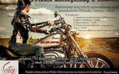 CHEŁMEK. Piknik motocyklowy u Roberta