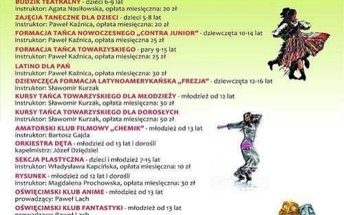 KULTURA. OCK ogłasza zapisy do zespołów i sekcji