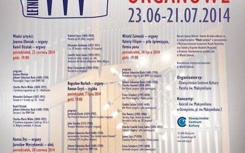 OŚWIĘCIM. Letnie Koncerty Organowe