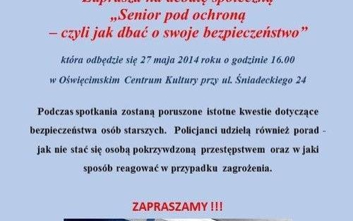OŚWIĘCIM. Jak zadbać o swoje bezpieczeństwo
