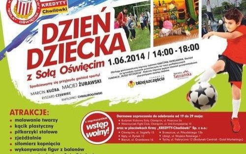 PIŁKA NOŻNA. Dzień Dziecka z Sołą, czyli „Żuraw” w Oświęcimiu